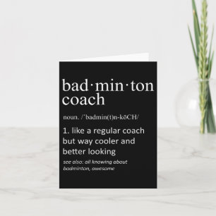 Tarjeta Entrenador divertidísimo en deportes de definición