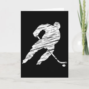 Tarjeta Entrenador Entrenador Decir Hockey Hockey Jugador 