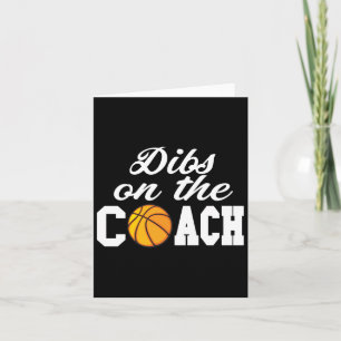 Tarjeta Entrenador femenino de baloncesto - Regalo de entr