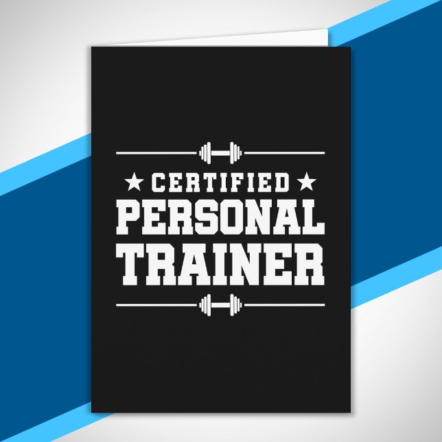 Tarjeta Entrenador Personal Certificado Entrenador de Fitn (Subido por el creador)