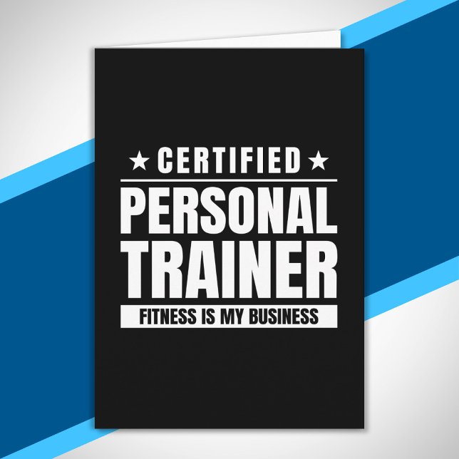 Tarjeta Entrenador Personal Certificado Gym Quote Fitness  (Subido por el creador)