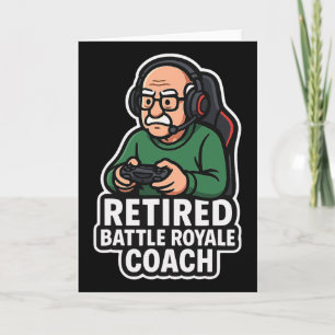 Tarjeta Entrenador retirado de Ttle Royale, anciano jugado