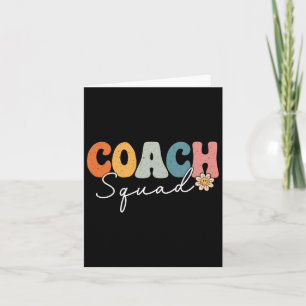 Tarjeta Entrenador Squa De Vuelta Al Colegio Coaching Grac