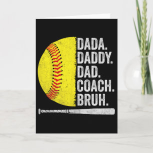 Tarjeta Entrenador Suave Papá Día del Padre Divertido Humo