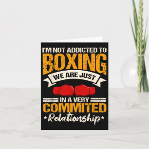 Tarjeta Entrenamiento de entrenador deportivo Boxer Ring G