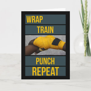 Tarjeta Entrenamiento de gráficos Punchy Wrap Train Punch