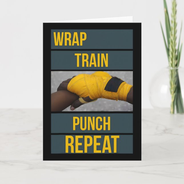 Tarjeta Entrenamiento de gráficos Punchy Wrap Train Punch  (Anverso)