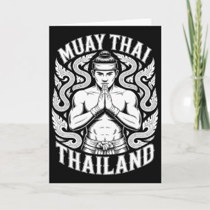 Tarjeta Entrenamiento de Muay Thai Kickboxing Tailandia Vi
