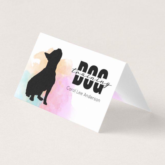 Tarjeta Entrenamiento de perros (Anverso)