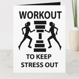 Tarjeta Entrenamiento Fitness Ejercicio Saludo