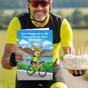 Tarjeta Entretenida Entrega de Pastel de Cumpleaños de Cic