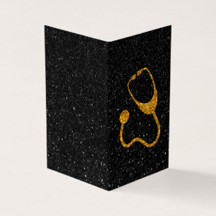 Tarjeta Envase con 25 Purpurinas Graduación de Stethoscope