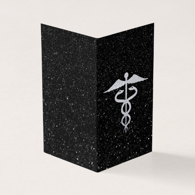 Tarjeta Envase de 25 Purpurinas Graduación Médica de Caduc (Exterior)