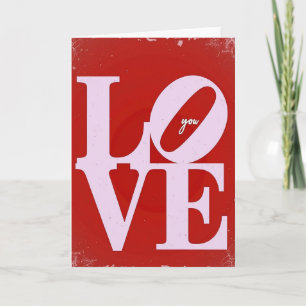 Tarjeta envejecida de amor para Rose