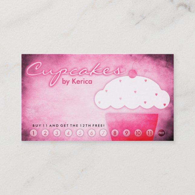 tarjeta envejecida de la lealtad de la tienda de (Anverso)