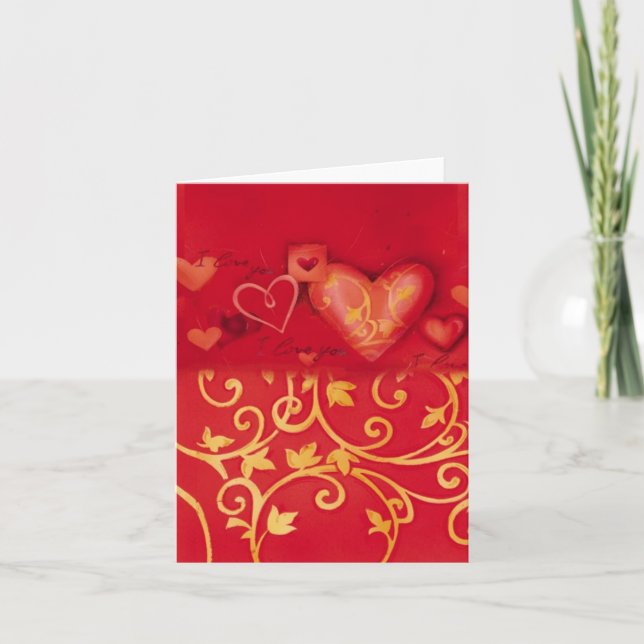 Tarjeta Enviando amor (Anverso)