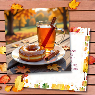 Tarjeta Enviando Bendiciones de Otoño