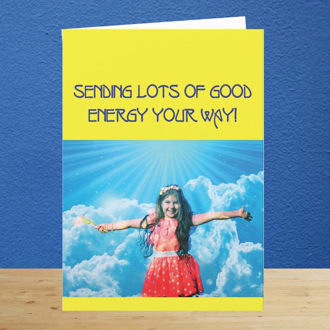 Tarjeta Enviando buena energía (Subido por el creador)