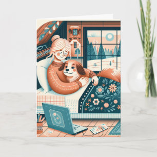 Tarjeta Enviando energía de curación a su manera