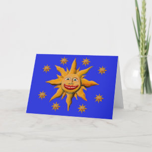 Tarjeta Enviando un poco de sol