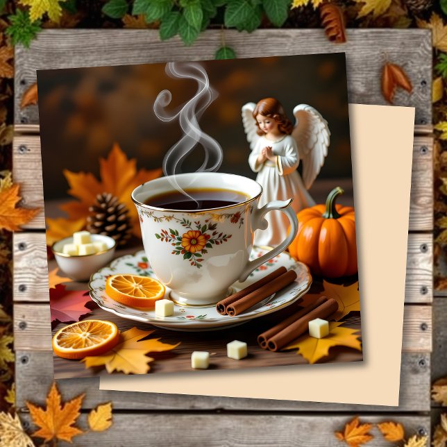 Tarjeta Enviándote Bendiciones De Otoño | Amistad (Subido por el creador)
