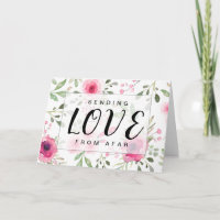 Enviar Amor Desde Lejos Floral Acuarela
