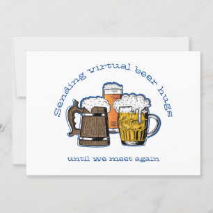 Tarjeta ENVIAR CERVEZAS VIRTUALES HUGS Personalizados