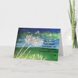 Tarjeta Enviar un pensamiento