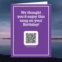 Enviar una canción por código QR en un cumpleaños