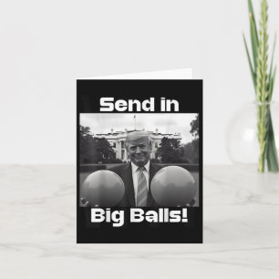 Tarjeta Envíe En Grande, Presidente Trump Y Perro