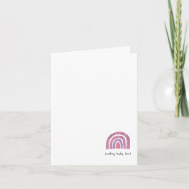 Tarjeta "Envío de polvo para bebé" Infecundidad/Apoyo a FI