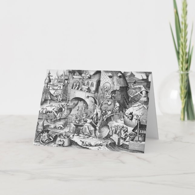 Tarjeta Envy (Invidia), Los Siete Pecados Mortales (Anverso)