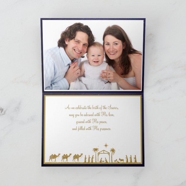 Tarjeta Epifanía Tres Reyes Ortodoxo Foto Bizantina (Interior)