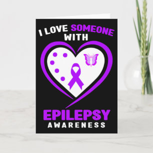 Tarjeta Epilepsia - Amo a alguien con conciencia de la epi