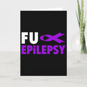 Tarjeta Epilepsia Awareness - Awarte de Epilepsia de Cinta