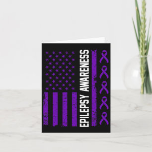 Tarjeta Epilepsia Conciencia Sobreviviente de Guerrero Epi