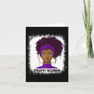 Tarjeta Epilepsia Guerrero Combatiente Apoya Epilepsia Awa