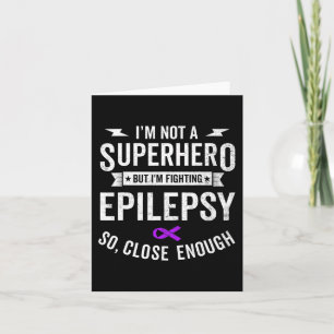 Tarjeta Epilepsia Guerrero Sobreviviente Conciencia Apoyo