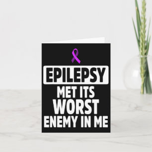 Tarjeta Epilepsia Sensibilización Enemigo Guerrero Epilépt