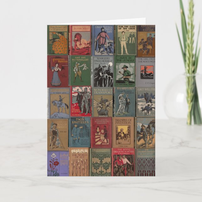 Tarjeta Época dorada del diseño del libro (Anverso)