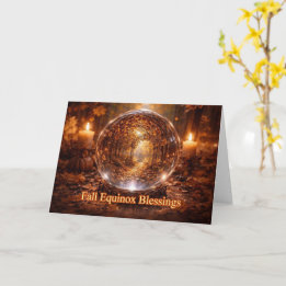 Tarjeta Equinoccio de Otoño Mabon 