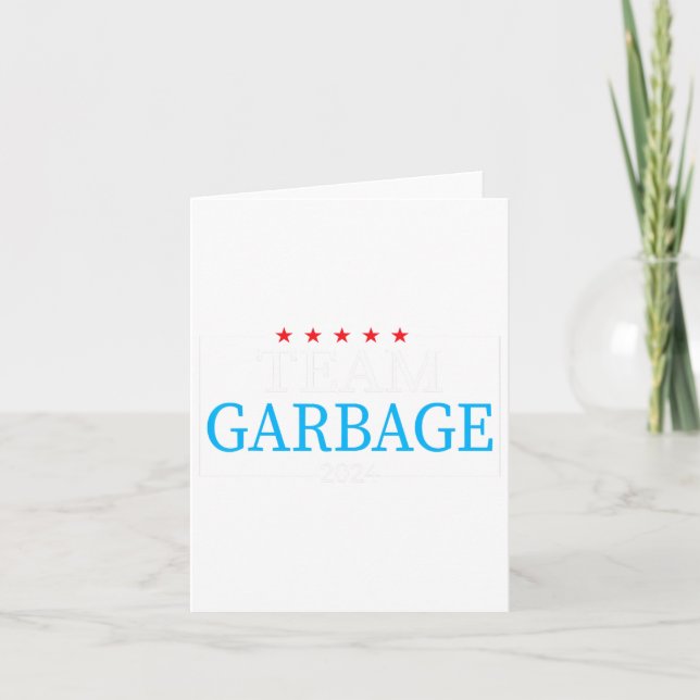 Tarjeta Equipo Basura 2024 Trump Elección EEUU  (Anverso)