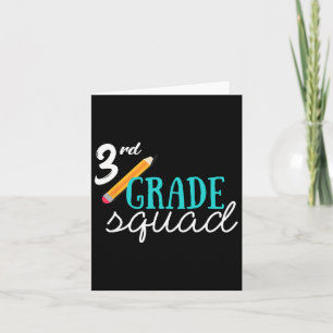 Tarjeta Equipo de 3er grado Maestra De Regalo A Regalo Esc
