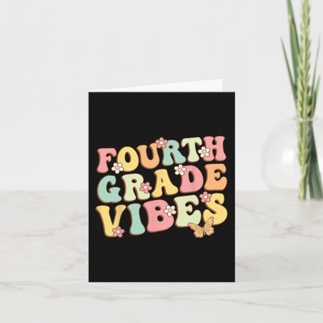 Tarjeta Equipo de 4º grado Vibes Hello Maestría Ki (Anverso)