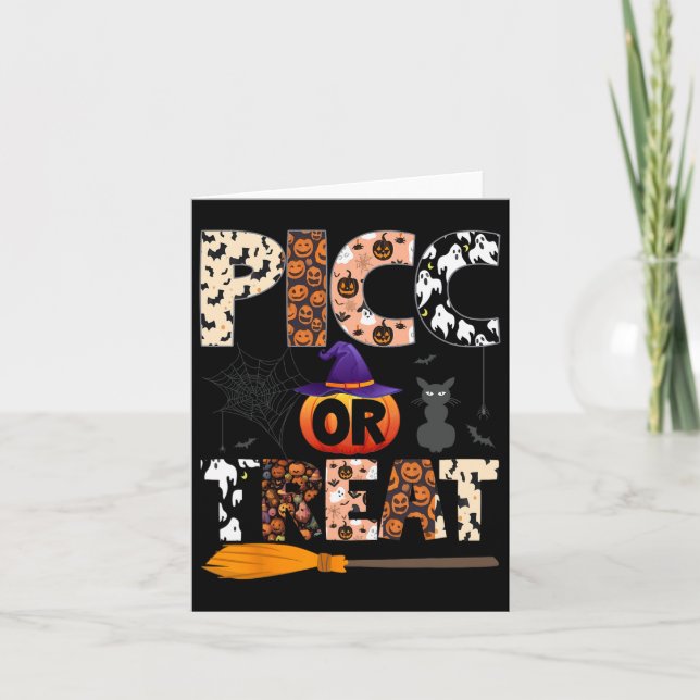 Tarjeta Equipo de acceso vascular Vat lindo de Halloween d (Anverso)