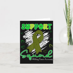 Tarjeta Equipo de apoyo cinta verde enfermedad renal pkd