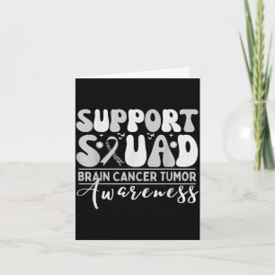 Tarjeta Equipo de apoyo conciencia tumor cerebral cinta gr
