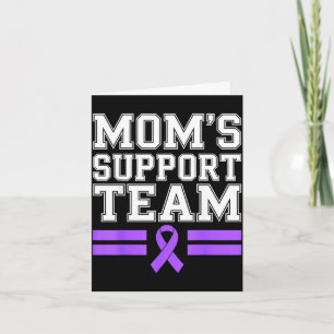 Tarjeta Equipo de apoyo de mamá familia lupus conciencia s