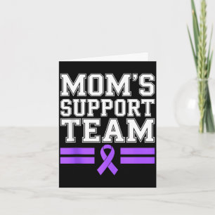 Tarjeta equipo de apoyo de mamá familia lupus conciencia s
