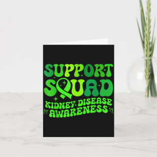 Tarjeta Equipo de apoyo lazo de la enfermedad renal pkd ve
